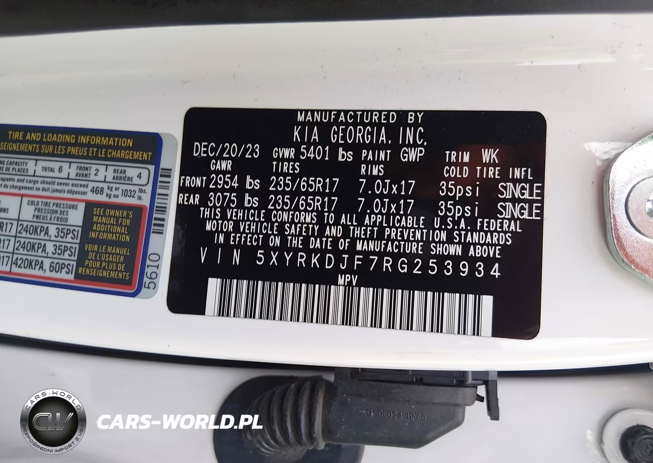 2024 Kia Sorento X-Pro Sx Prestige VIN:5XYRKDJF7RG253934 - 9