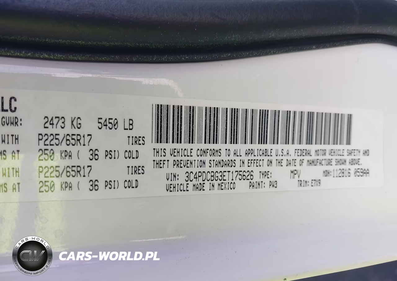 2014 Dodge Journey Sxt VIN:3C4PDCBG3ET175626 - 9