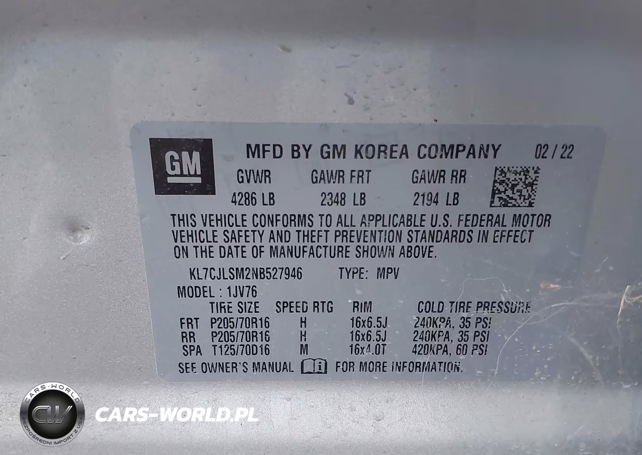 2022 Chevrolet Trax Fwd Lt VIN:KL7CJLSM2NB527946 - 9