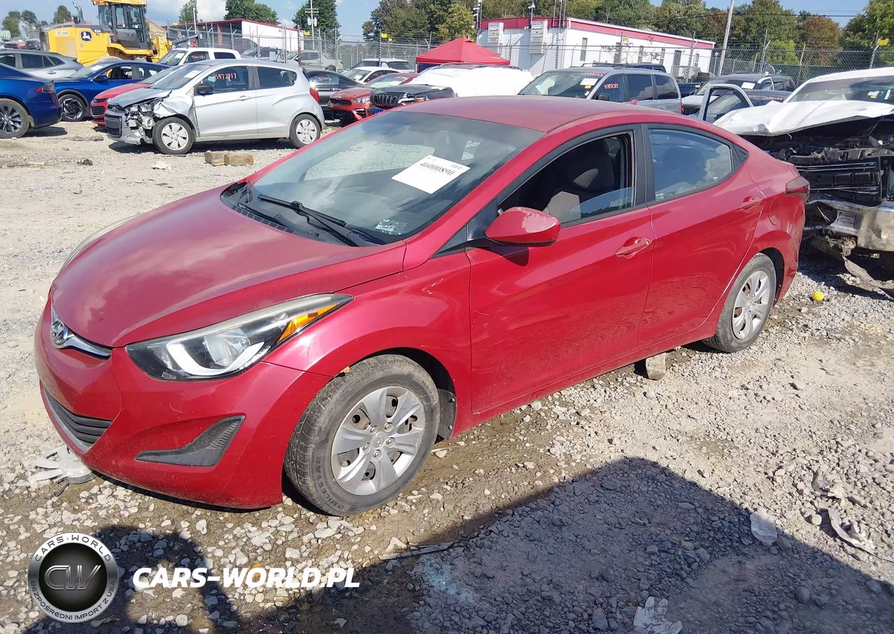 2016 Hyundai Elantra Se VIN:KMHDH4AE1GU517575 - 2