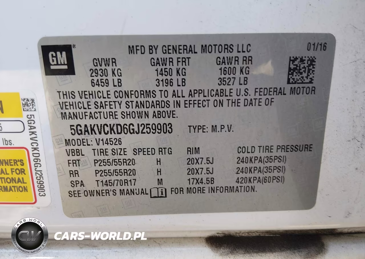 2016 Buick Enclave Premium VIN:5GAKVCKD6GJ259903 - 9