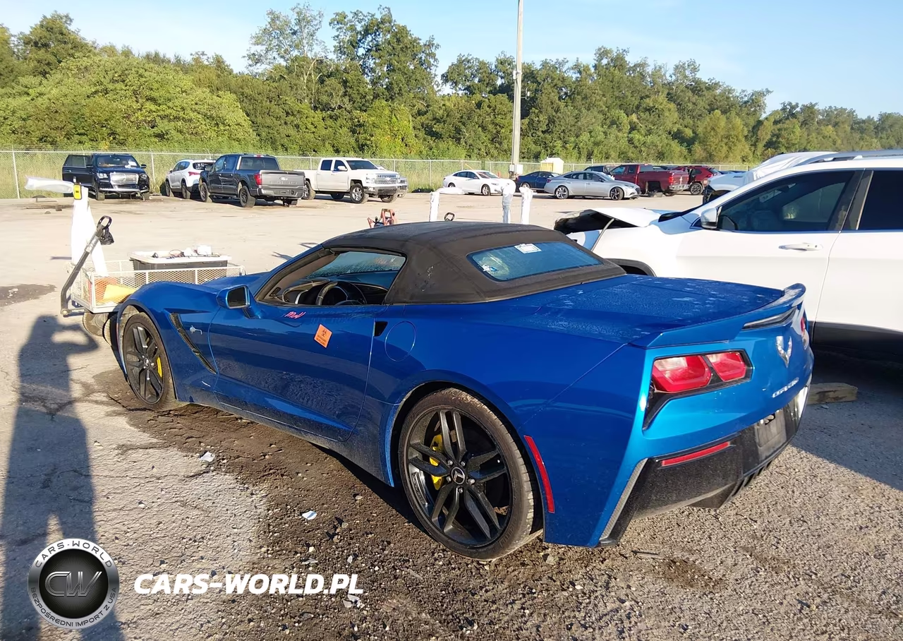 2014 Chevrolet Corvette Stingray Z51 VIN:1G1YM3D76E5123868 - 3