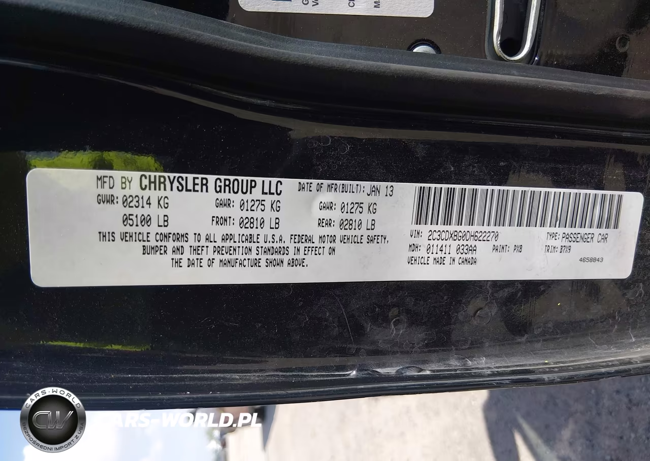 2013 Dodge Charger Se VIN:2C3CDXBG0DH622270 - 9