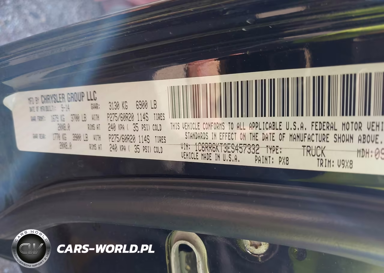 2014 Ram 1500 Express VIN:1C6RR6KT3ES457332 - 9