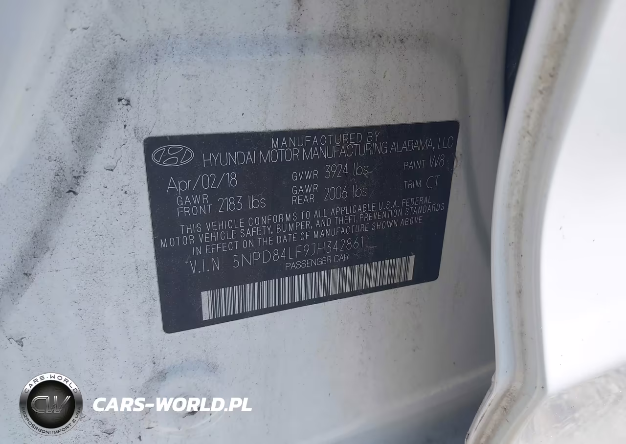 2018 Hyundai Elantra Sel VIN:5NPD84LF9JH342861 - 9