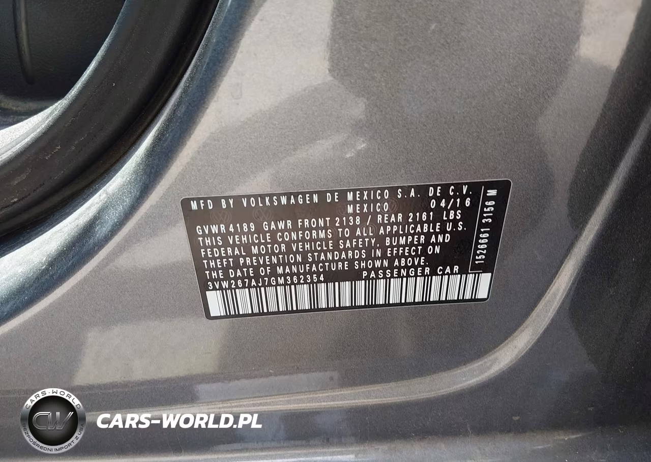 2016 Volkswagen Jetta 1.4T S VIN:3VW267AJ7GM362354 - 9