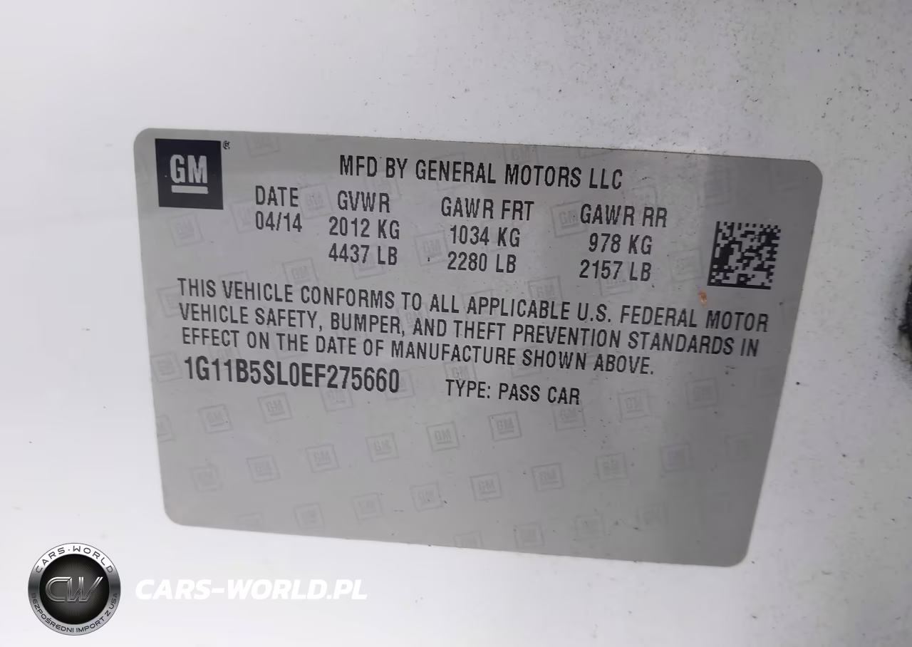 2014 Chevrolet Malibu 1Ls VIN:1G11B5SL0EF275660 - 9