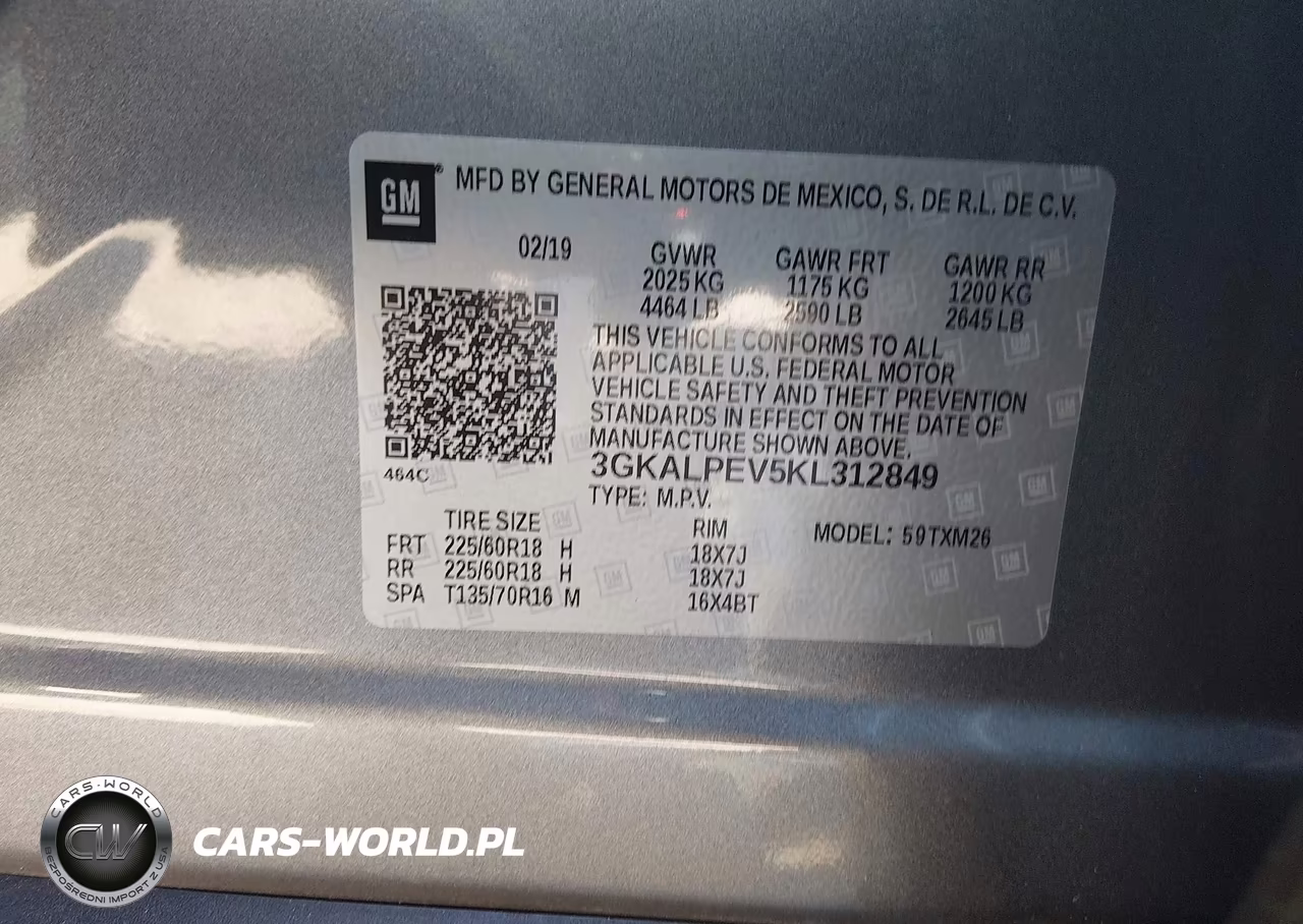 2019 GMC Terrain Slt VIN:3GKALPEV5KL312849 - 9