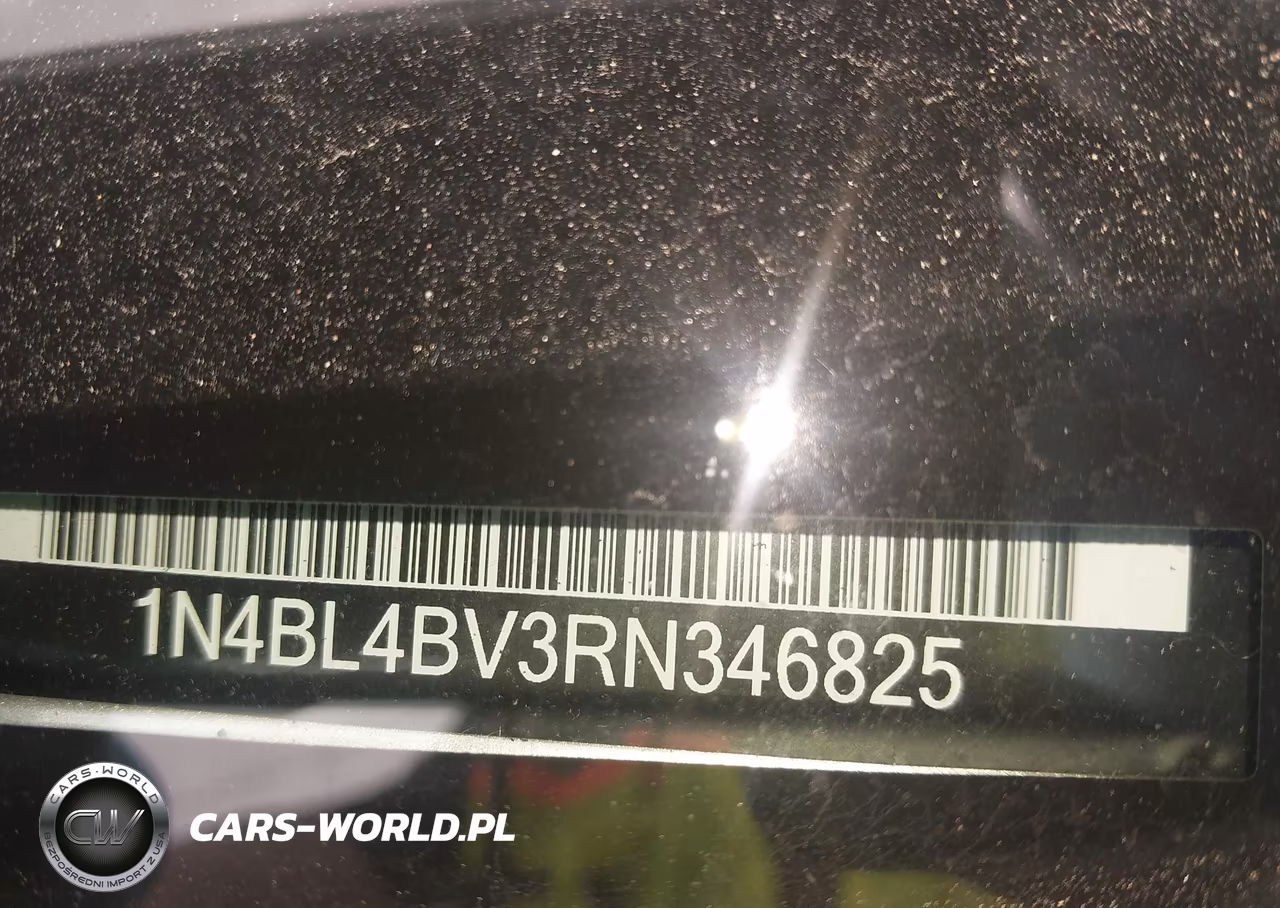 2024 Nissan Altima S Fwd VIN:1N4BL4BV3RN346825 - 9