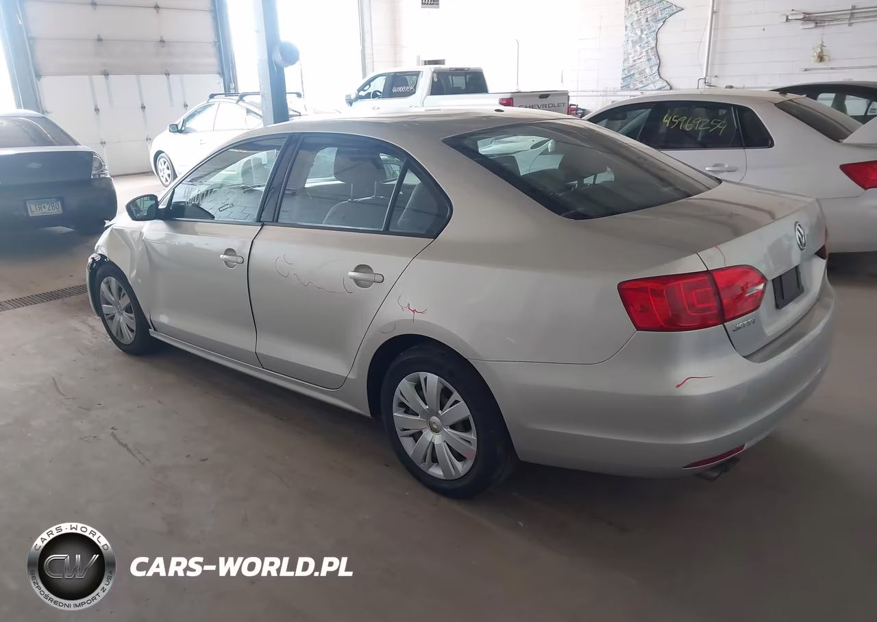2012 Volkswagen Jetta 2.0L S VIN:3VW2K7AJ8CM329806 - 3