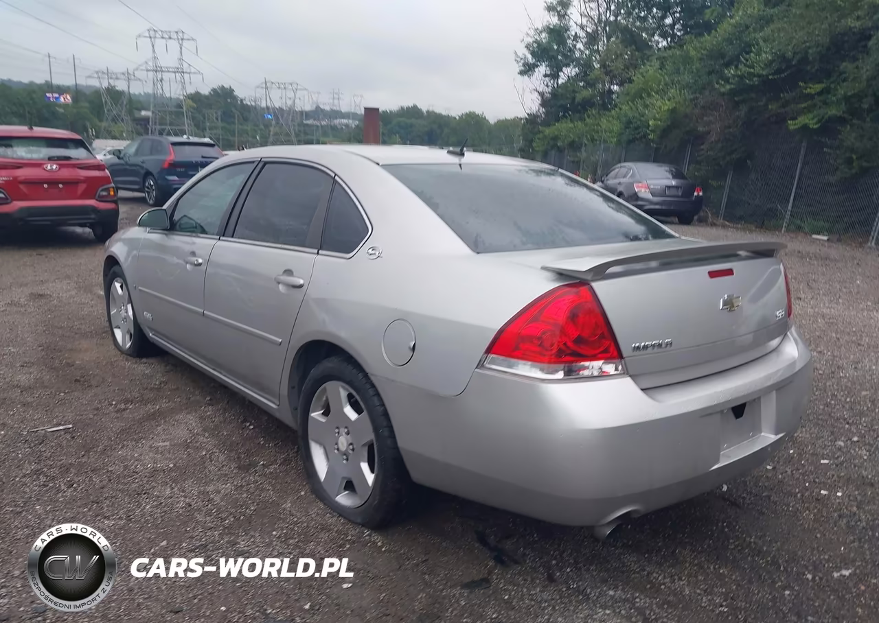 2008 Chevrolet Impala Ss VIN:2G1WD58C681237143 - 3