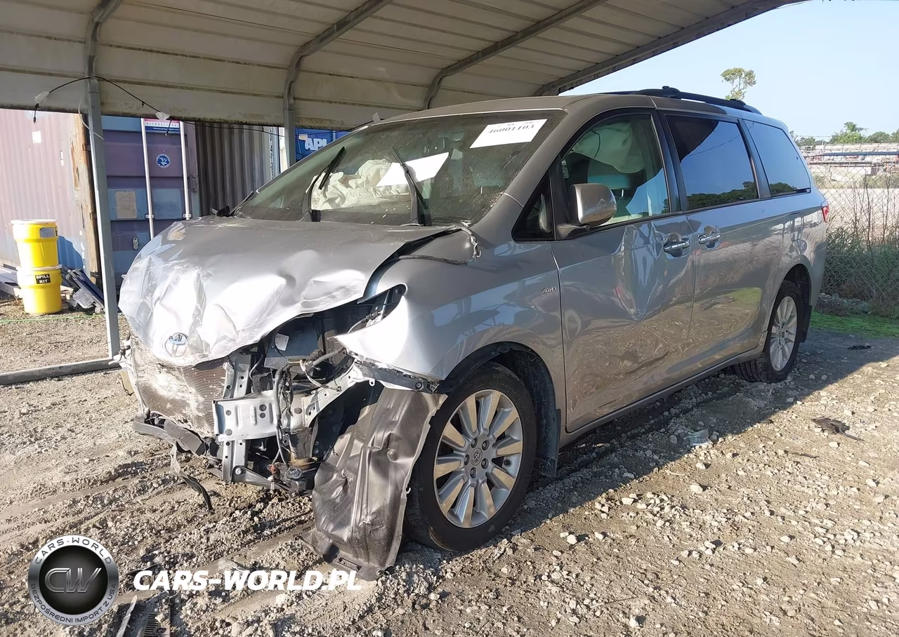 2016 Toyota Sienna Xle Premium 7 Passenger VIN:5TDDK3DC5GS132227 - 2