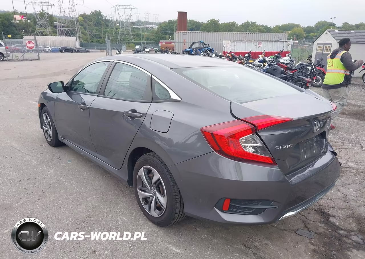 2019 Honda Civic Lx VIN:2HGFC2F69KH562665 - 3