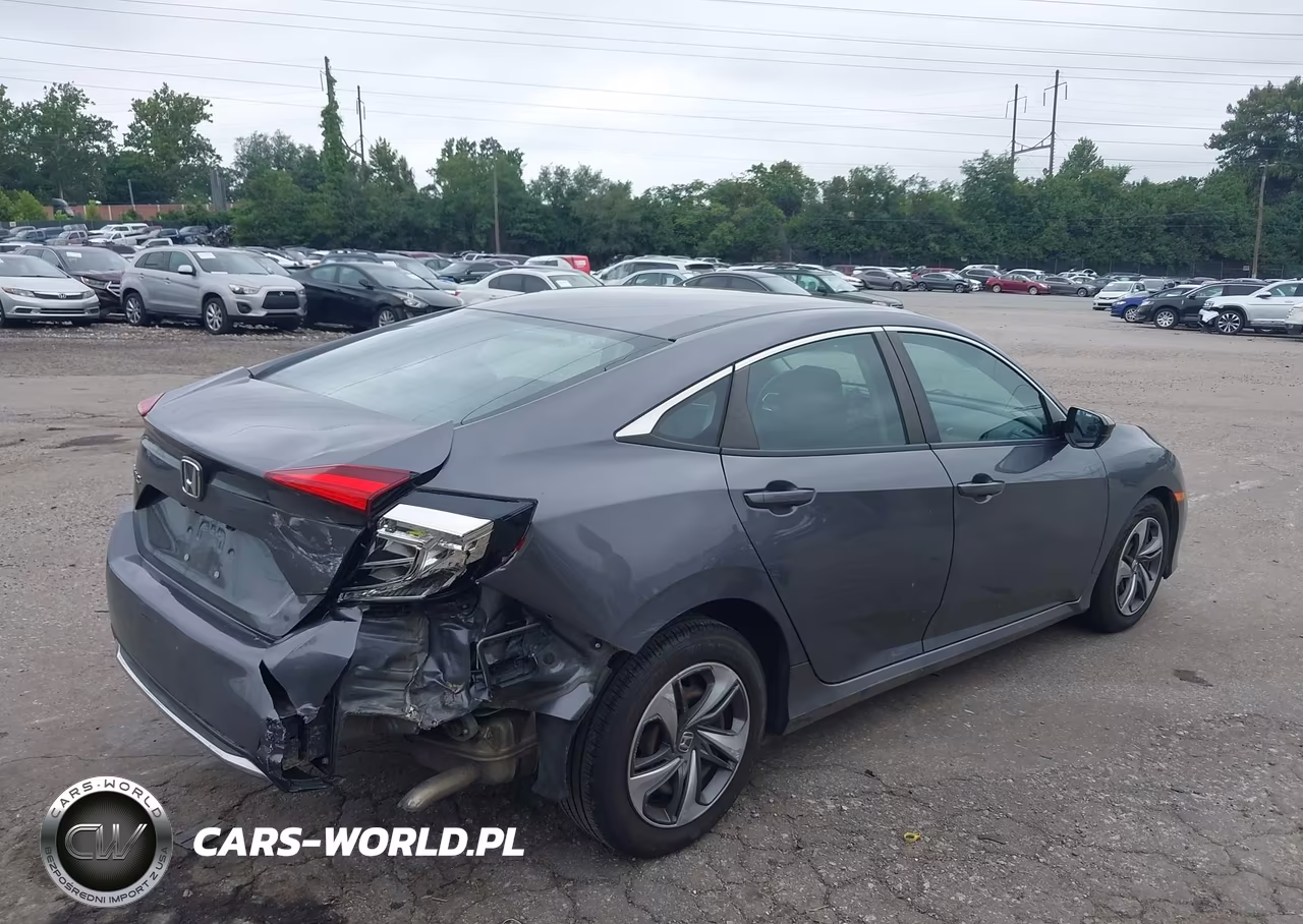 2019 Honda Civic Lx VIN:2HGFC2F69KH562665 - 4