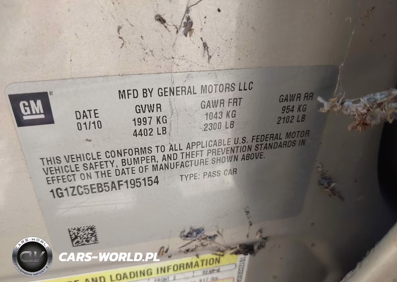 2010 Chevrolet Malibu Lt VIN:1G1ZC5EB5AF195154 - 9