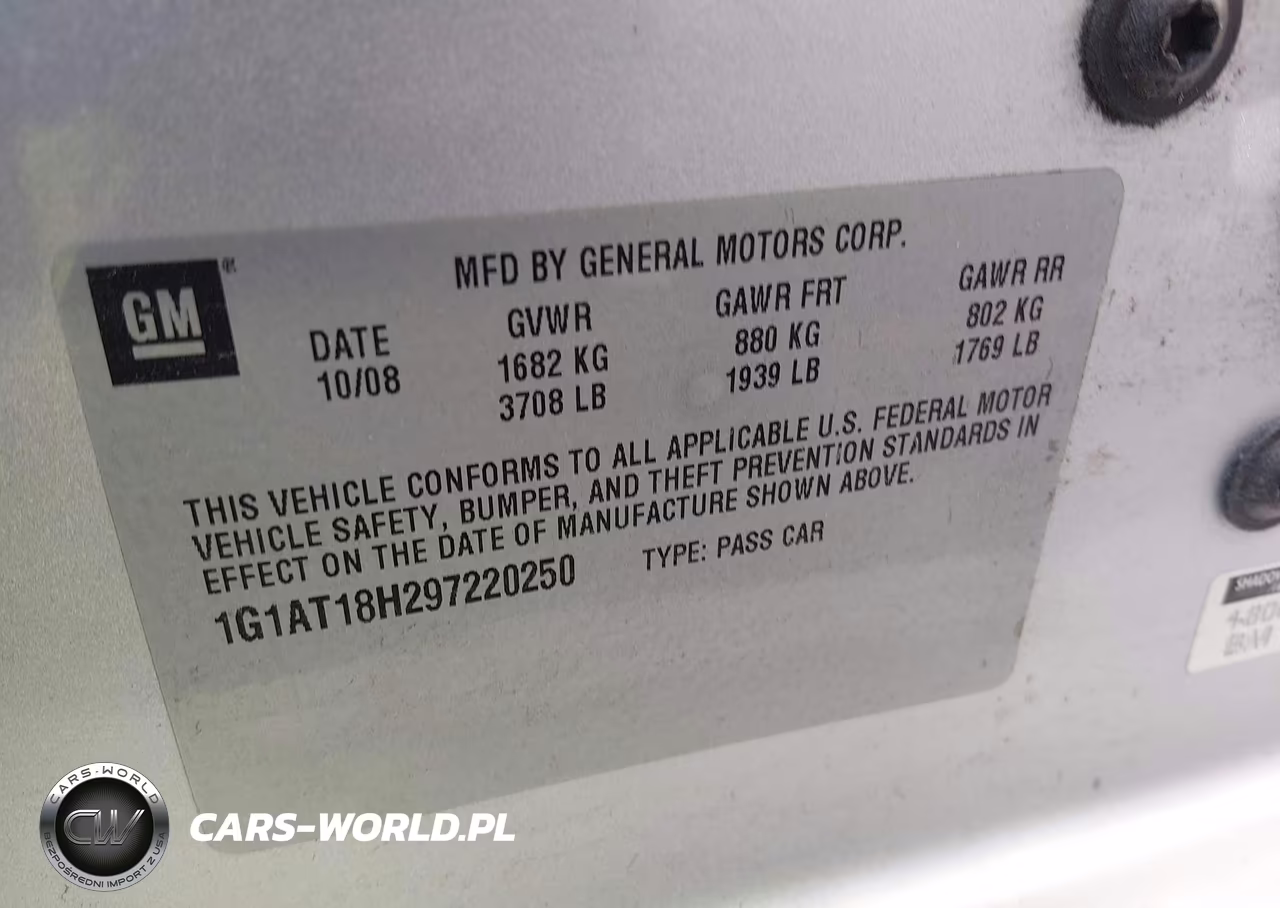 2009 Chevrolet Cobalt Lt VIN:1G1AT18H297220250 - 9