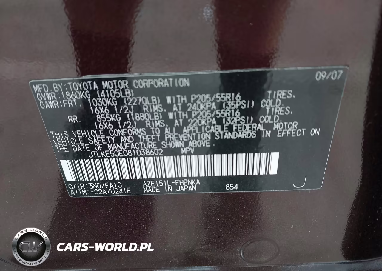 2008 Scion Xb VIN:JTLKE50E081038602 - 9