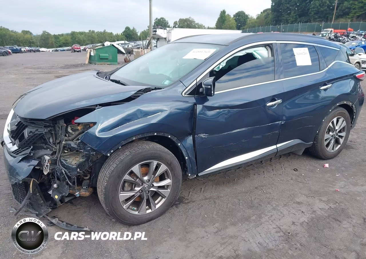 2016 Nissan Murano Sv VIN:5N1AZ2MH1GN117990 - 2