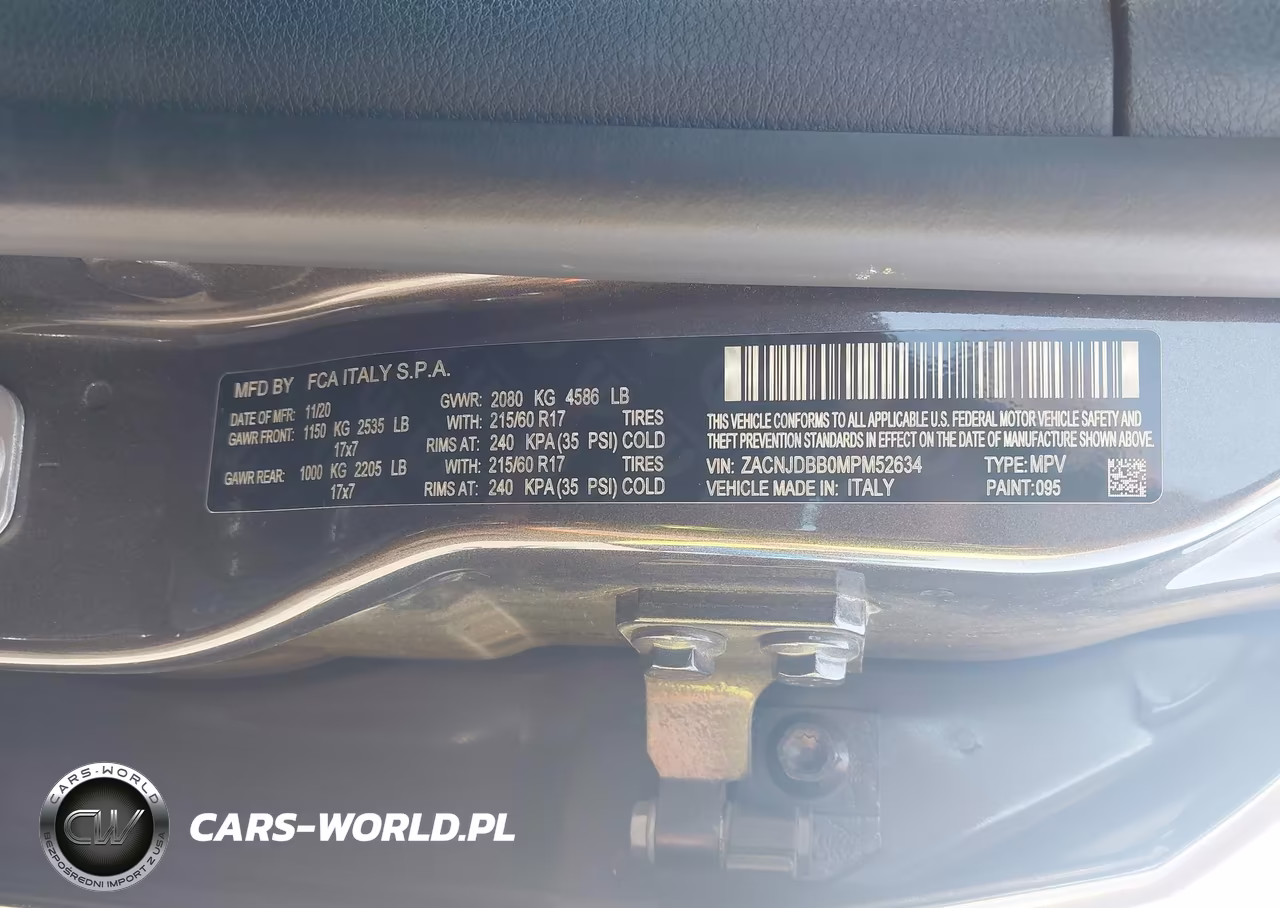 2021 Jeep Renegade Latitude 4X4 VIN:ZACNJDBB0MPM52634 - 9