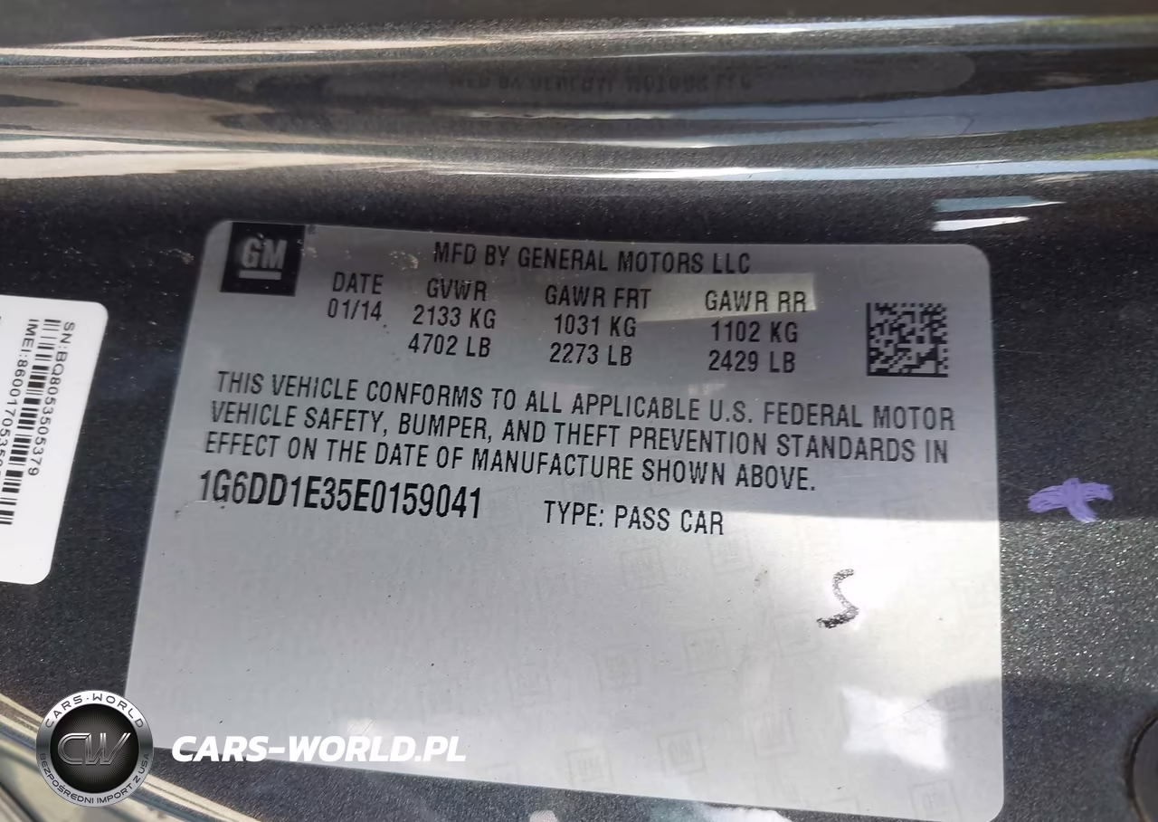 2014 Cadillac Cts Premium VIN:1G6DD1E35E0159041 - 9