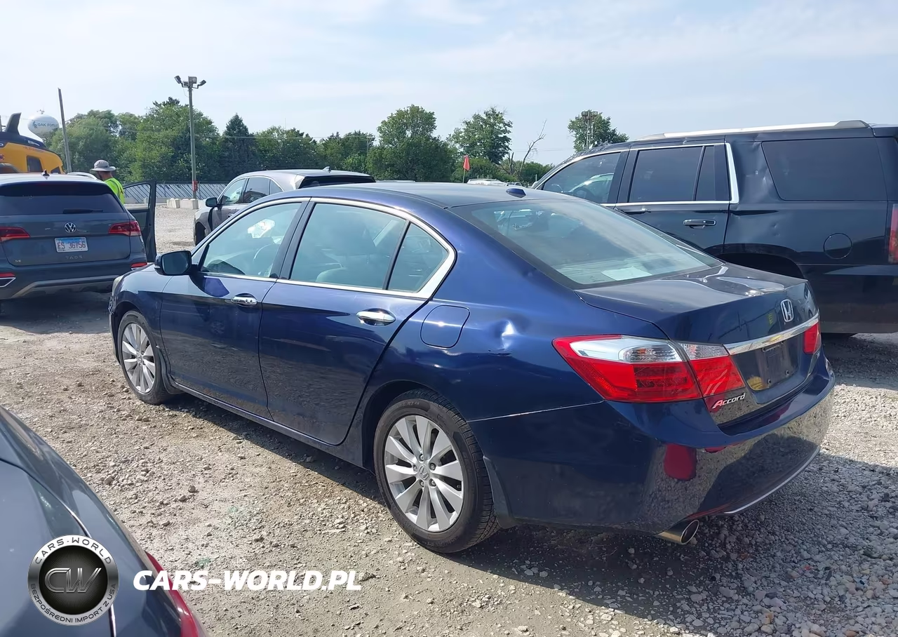 2014 Honda Accord Ex-L V-6 VIN:1HGCR3F82EA015362 - 3