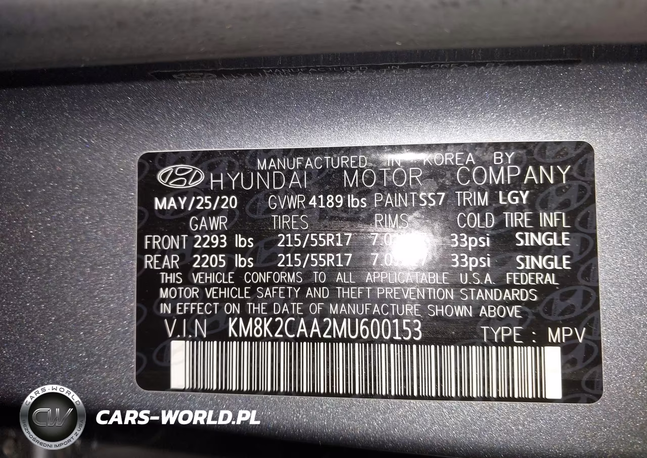 2021 Hyundai Kona Sel VIN:KM8K2CAA2MU600153 - 9