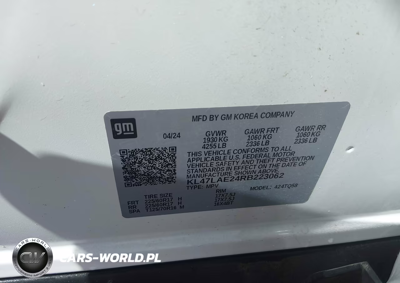 2024 Buick Envista Preferred Fwd VIN:KL47LAE24RB223062 - 9