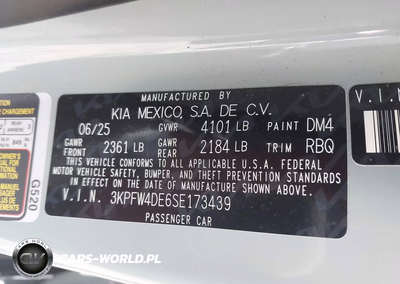 2025 Kia K4 Gt-Line VIN:3KPFW4DE6SE173439 - 9