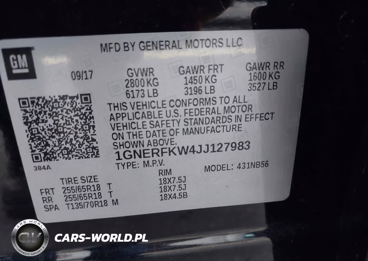 2018 Chevrolet Traverse Ls VIN:1GNERFKW4JJ127983 - 9