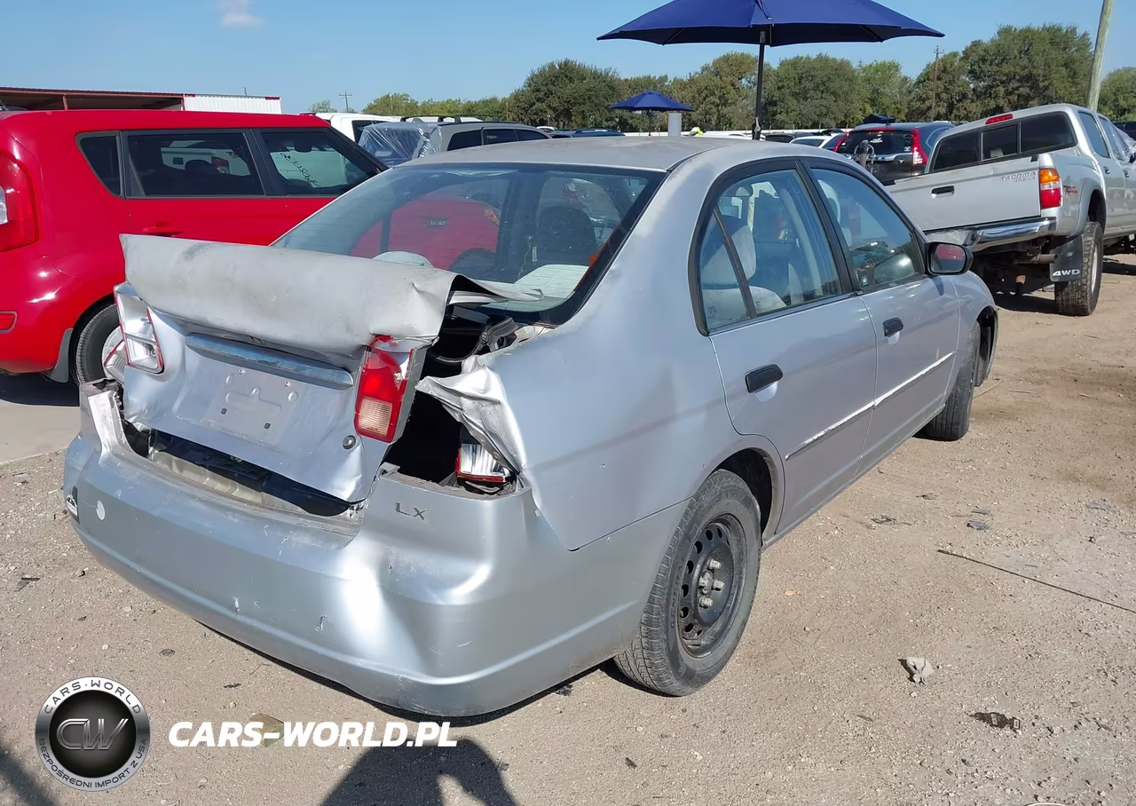 2001 Honda Civic Lx VIN:1HGES15541L011210 - 4