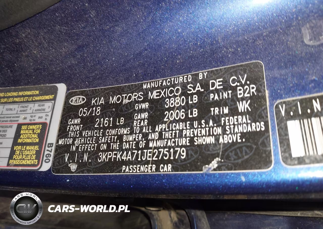 2018 Kia Forte Lx VIN:3KPFK4A71JE275179 - 9