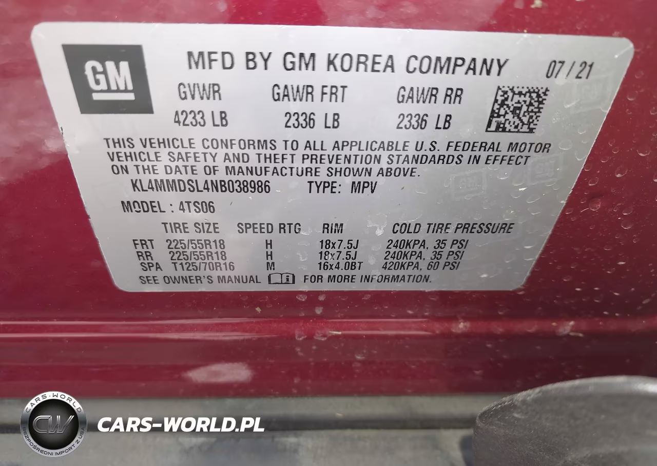 2022 Buick Encore Gx Fwd Select VIN:KL4MMDSL4NB038986 - 9