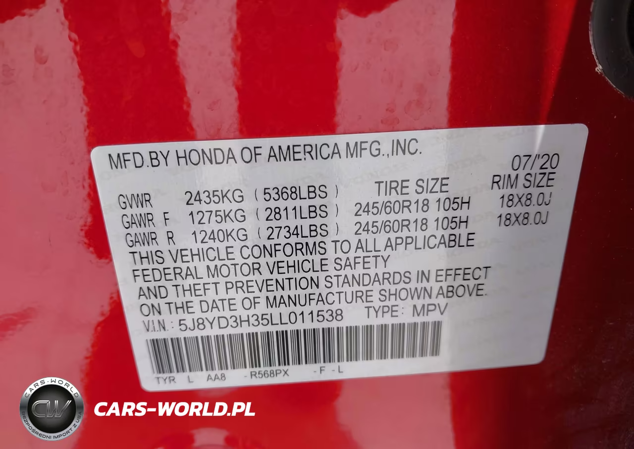 2020 Acura Mdx Standard VIN:5J8YD3H35LL011538 - 9