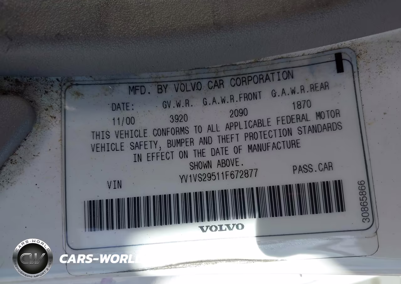 2001 Volvo S40 A-Sport Edition VIN:YV1VS29511F672877 - 9
