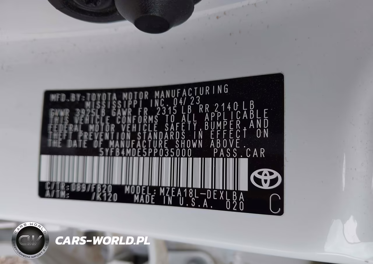 2023 Toyota Corolla Le VIN:5YFB4MDE5PP035000 - 9