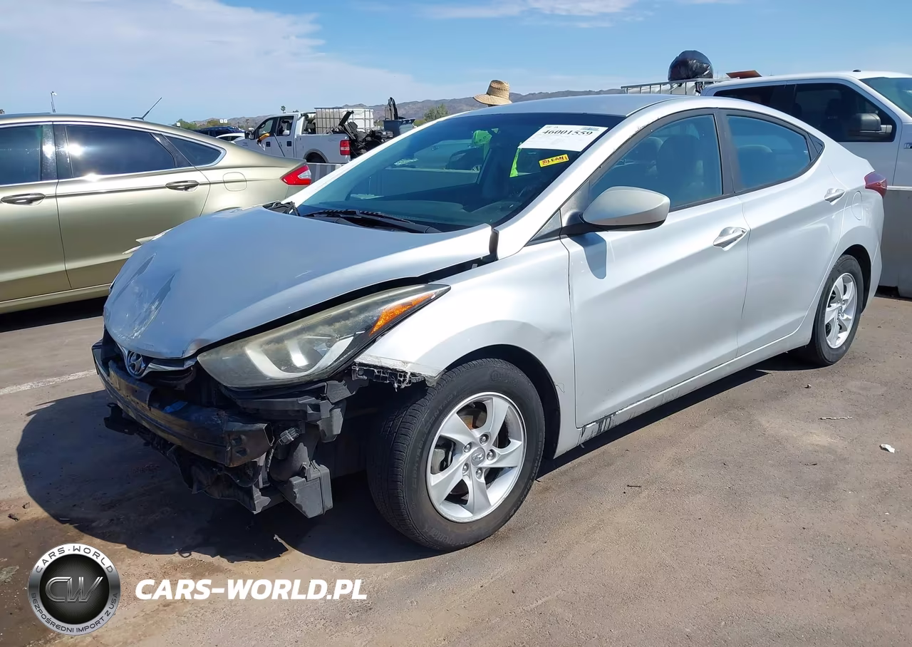 2015 Hyundai Elantra Se VIN:5NPDH4AE6FH623162 - 2