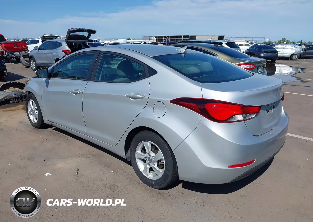 2015 Hyundai Elantra Se VIN:5NPDH4AE6FH623162 - 3