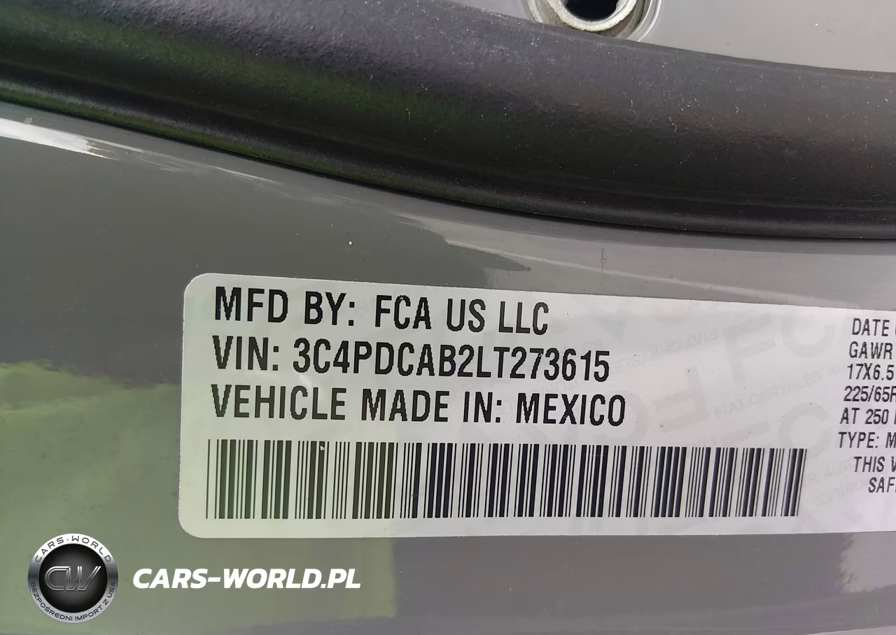 2020 Dodge Journey Se Value VIN:3C4PDCAB2LT273615 - 9