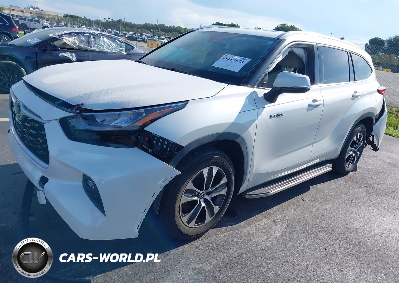 2020 Toyota Highlander Hybrid Xle VIN:5TDGARAH5LS501990 - 2