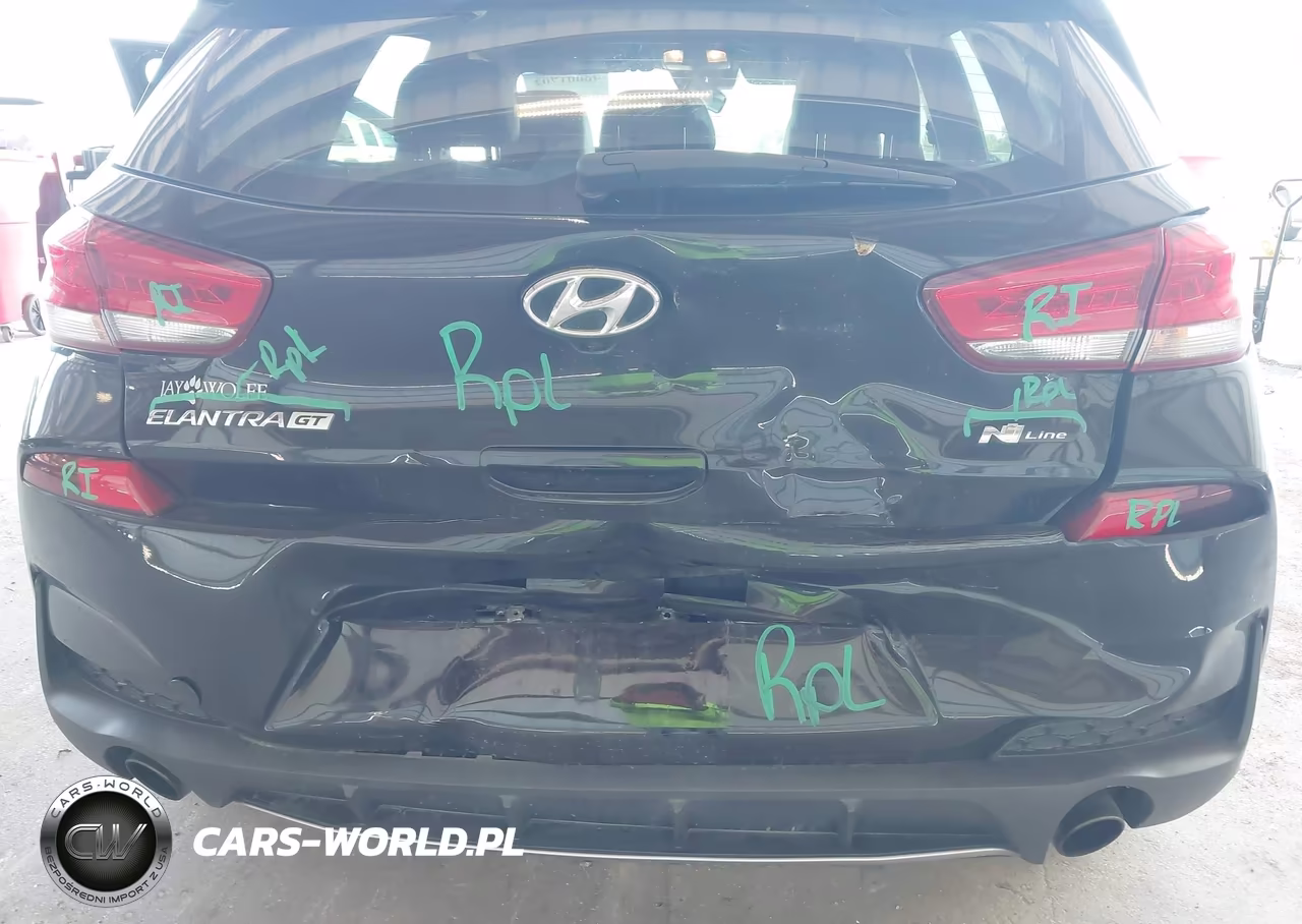 2019 Hyundai Elantra Gt N Line VIN:KMHH55LC3KU095569 - 6