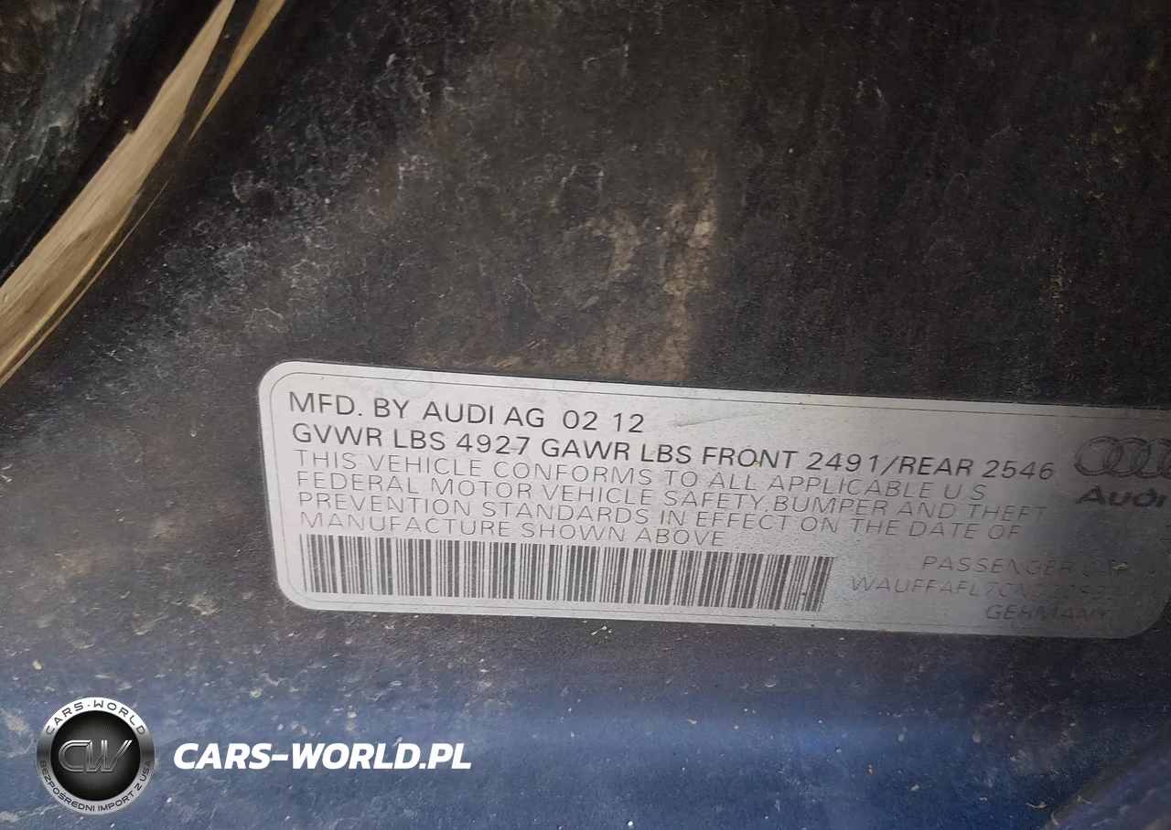 2012 Audi A4 2.0T Premium VIN:WAUFFAFL7CN020833 - 9