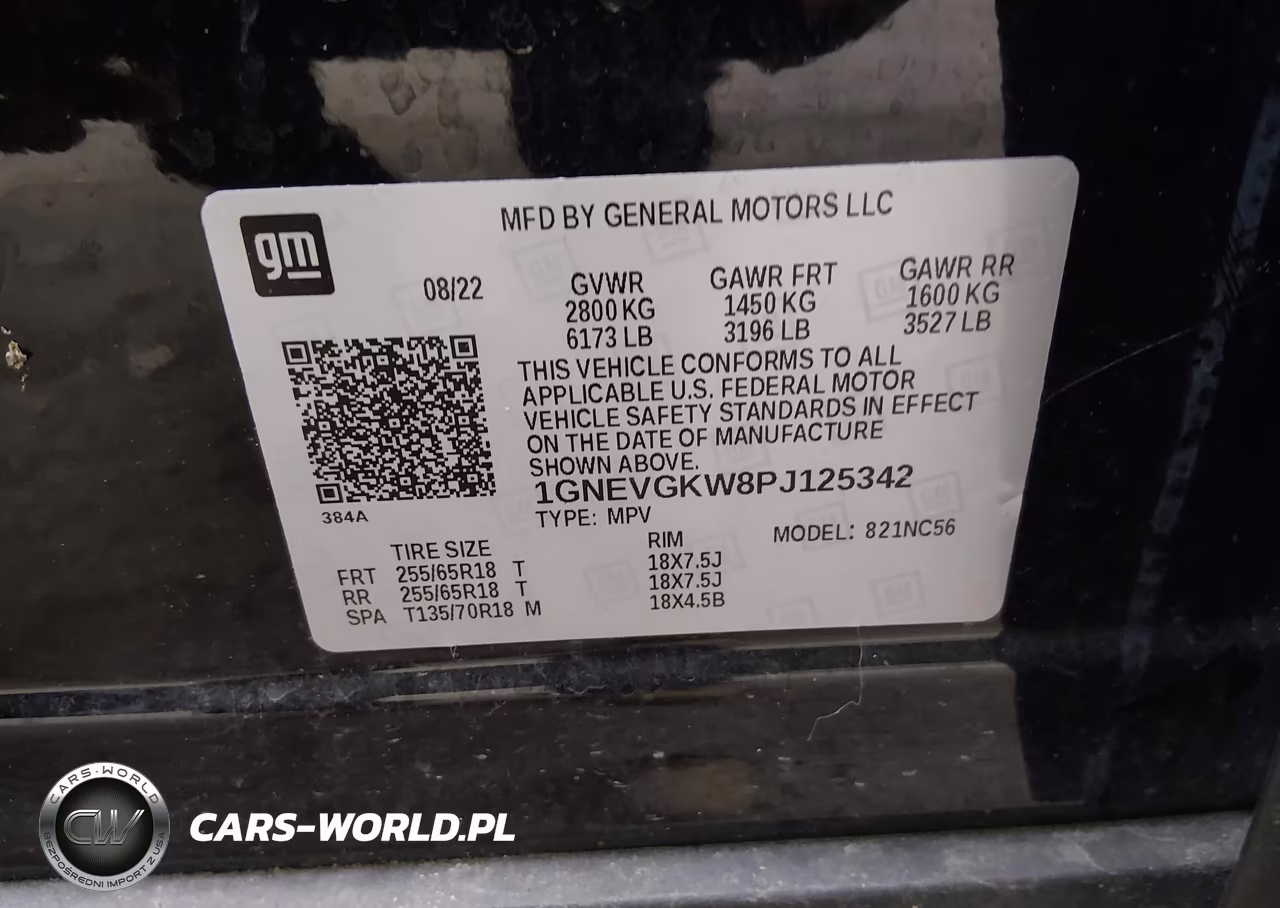 2023 Chevrolet Traverse Awd Lt Cloth VIN:1GNEVGKW8PJ125342 - 9
