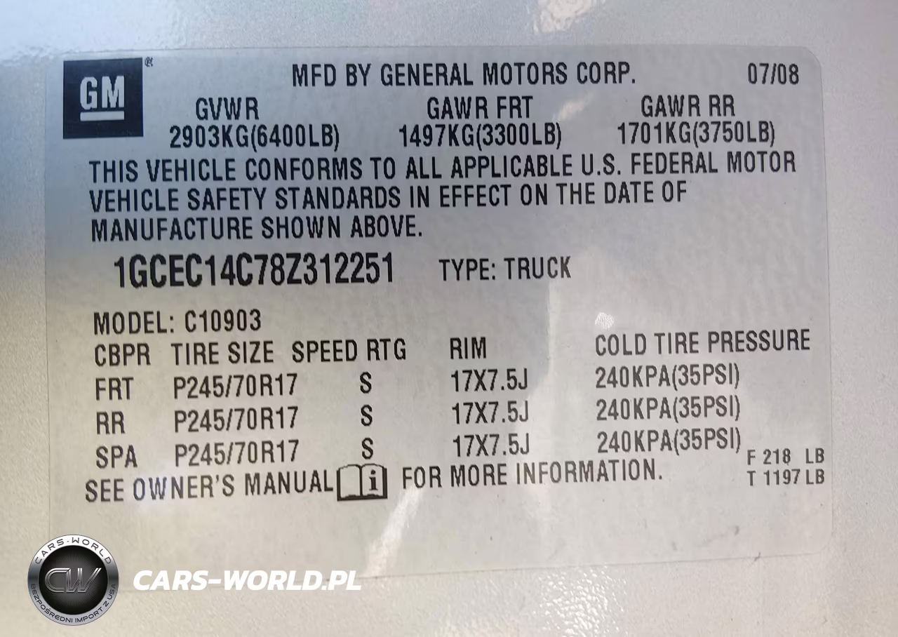 2008 Chevrolet Silverado 1500 Work Truck VIN:1GCEC14C78Z312251 - 9
