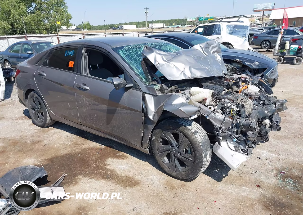 2023 Hyundai Elantra Hybrid Blue