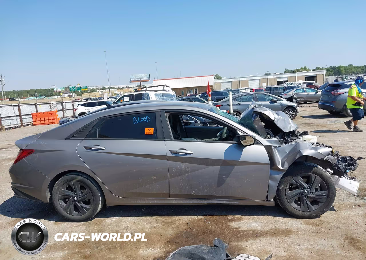 2023 Hyundai Elantra Hybrid Blue VIN:KMHLM4AJ8PU058212 - 13