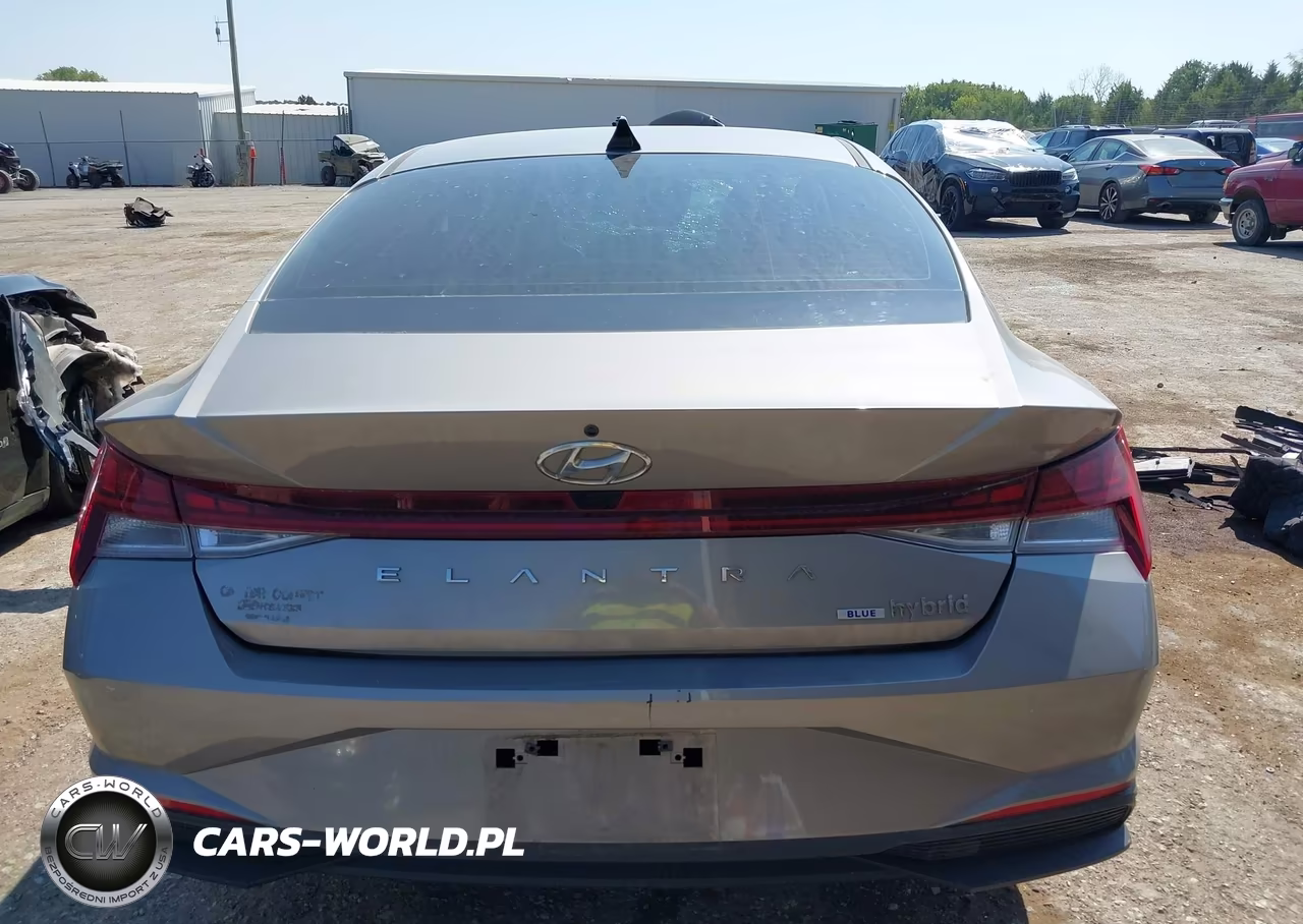 2023 Hyundai Elantra Hybrid Blue VIN:KMHLM4AJ8PU058212 - 16
