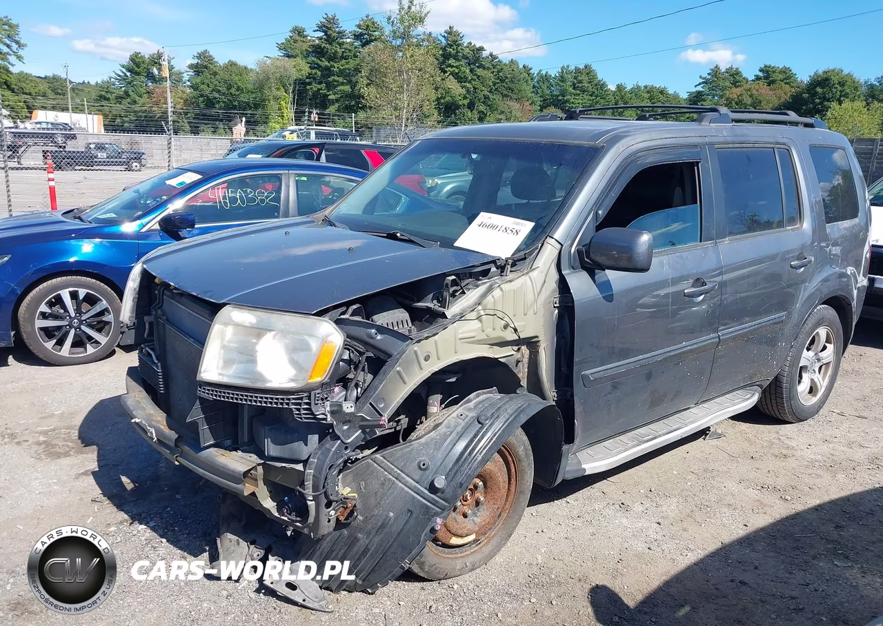 2012 Honda Pilot Ex-L VIN:5FNYF4H58CB039286 - 2