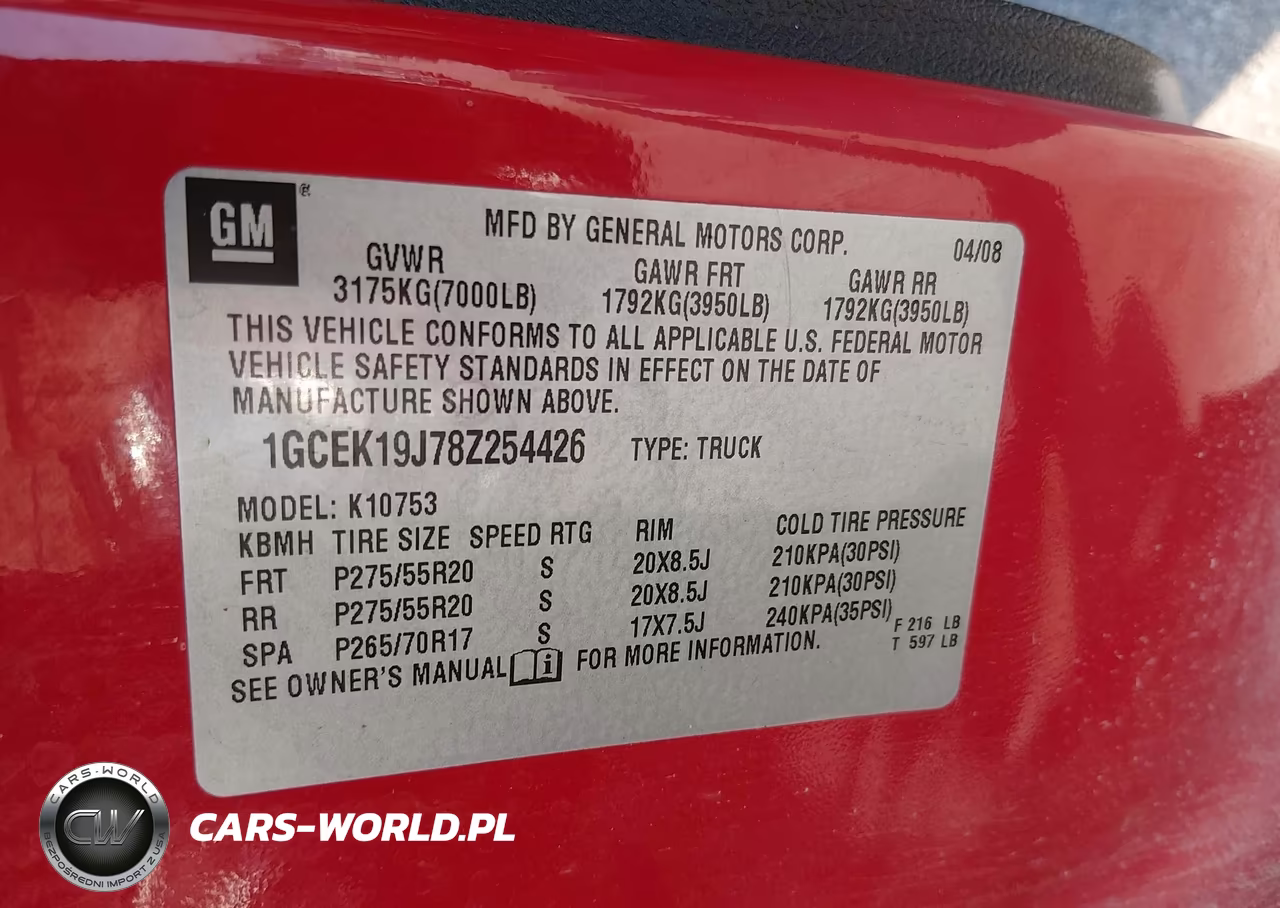2008 Chevrolet Silverado 1500 Lt1 VIN:1GCEK19J78Z254426 - 9
