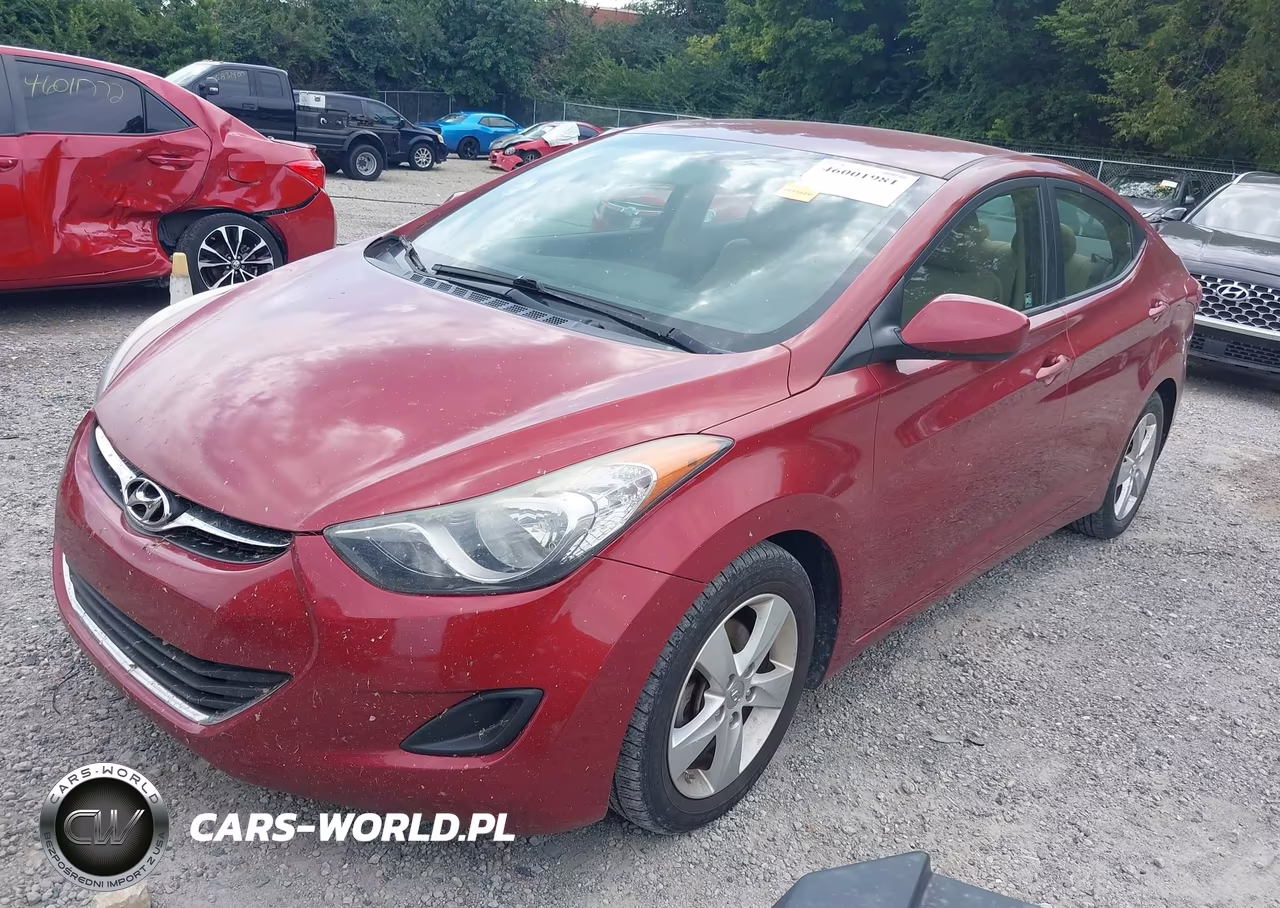 2013 Hyundai Elantra Gls VIN:5NPDH4AE6DH347112 - 2