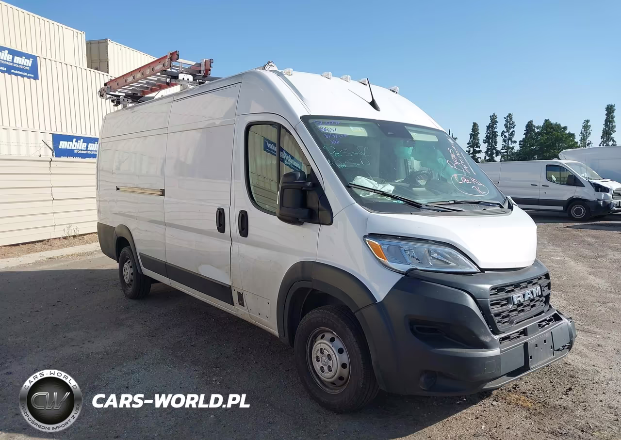 2023 Ram Promaster 3500 Cargo Van High Roof 159 Wb Ext VIN:3C6MRVJG7PE526182 - 1